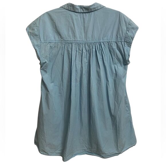 Free People Dreamers Babydoll-Inspired Mini Dress Women's Size S Icy Blue Boho - Picture 10 of 16